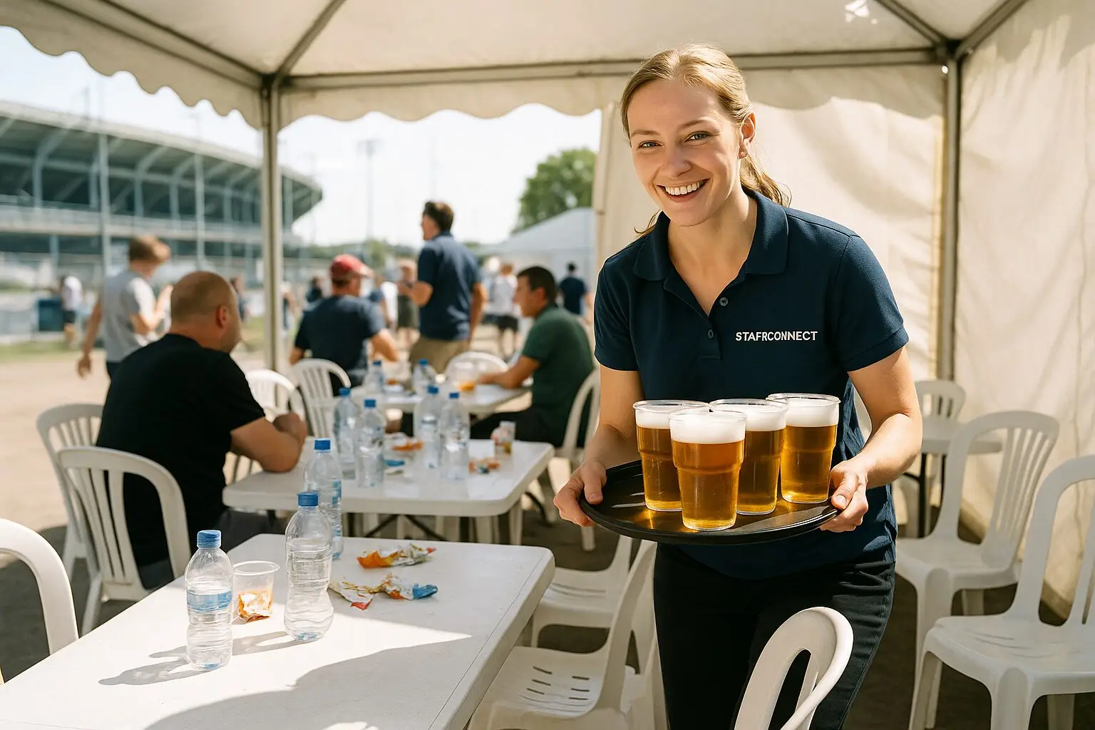 Nachschub im Betrieb