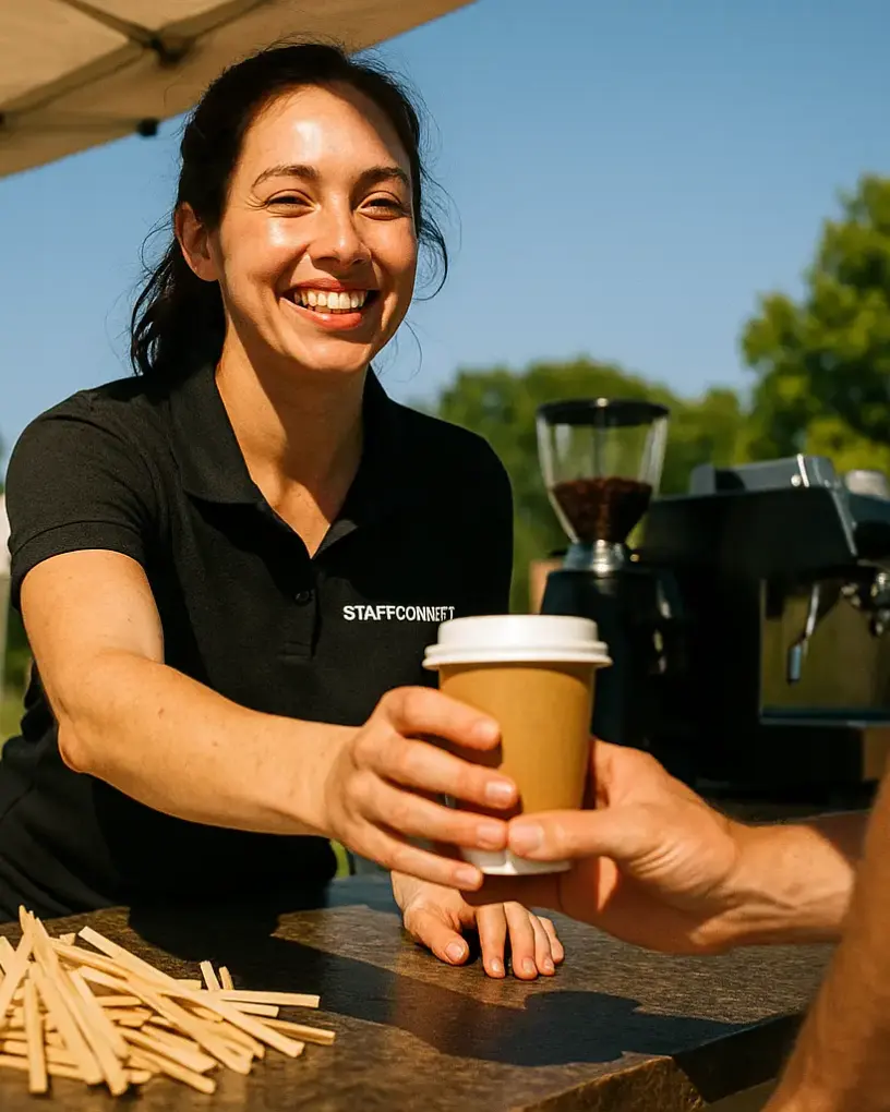 Mobile Kaffeebar als Anker