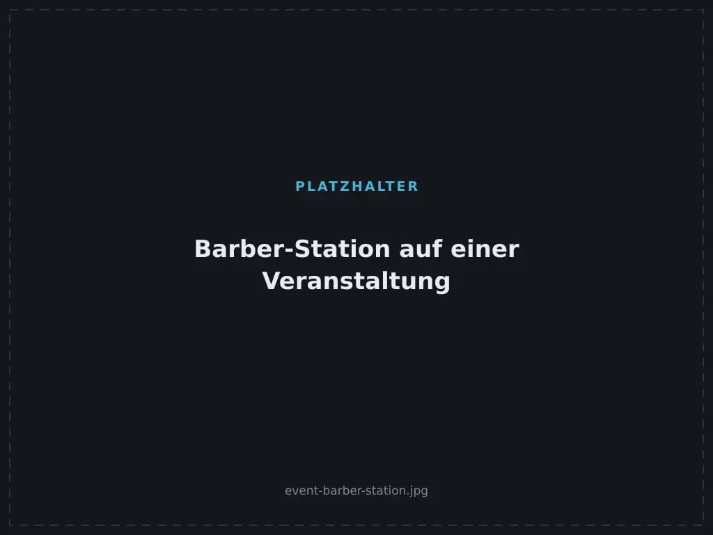 Barber-Station auf deiner Veranstaltung