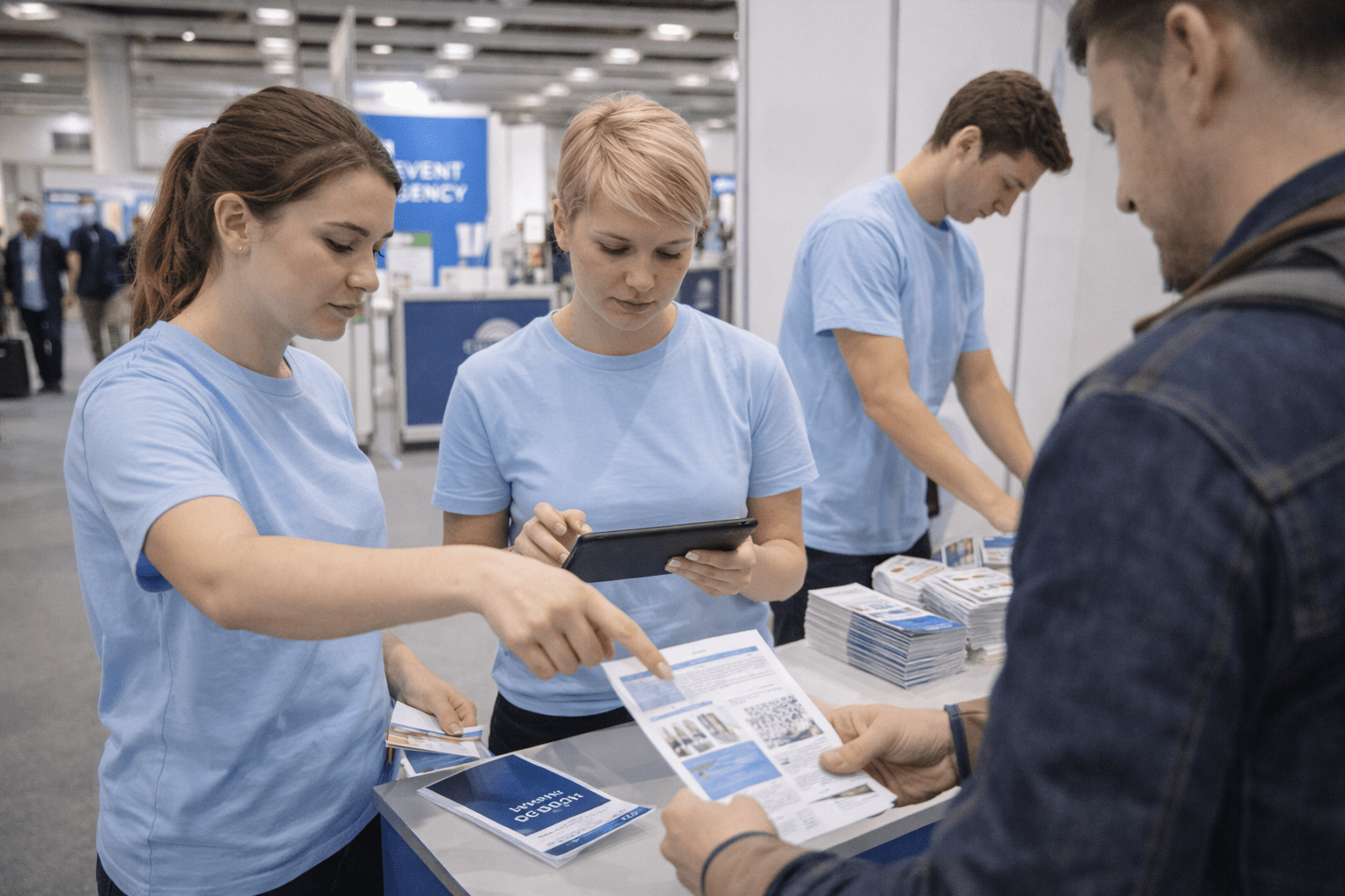 Promotion Personal bei Aktion in Berlin